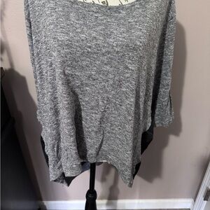 French Laundry Heather Gray Relaxed Knit Pullover